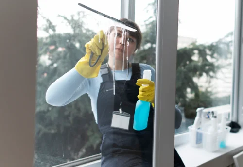 Nettoyage de vitres intérieures et extérieures au Buisson